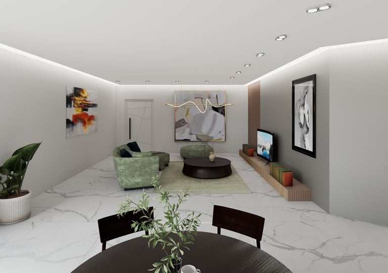 Salon minimaliste